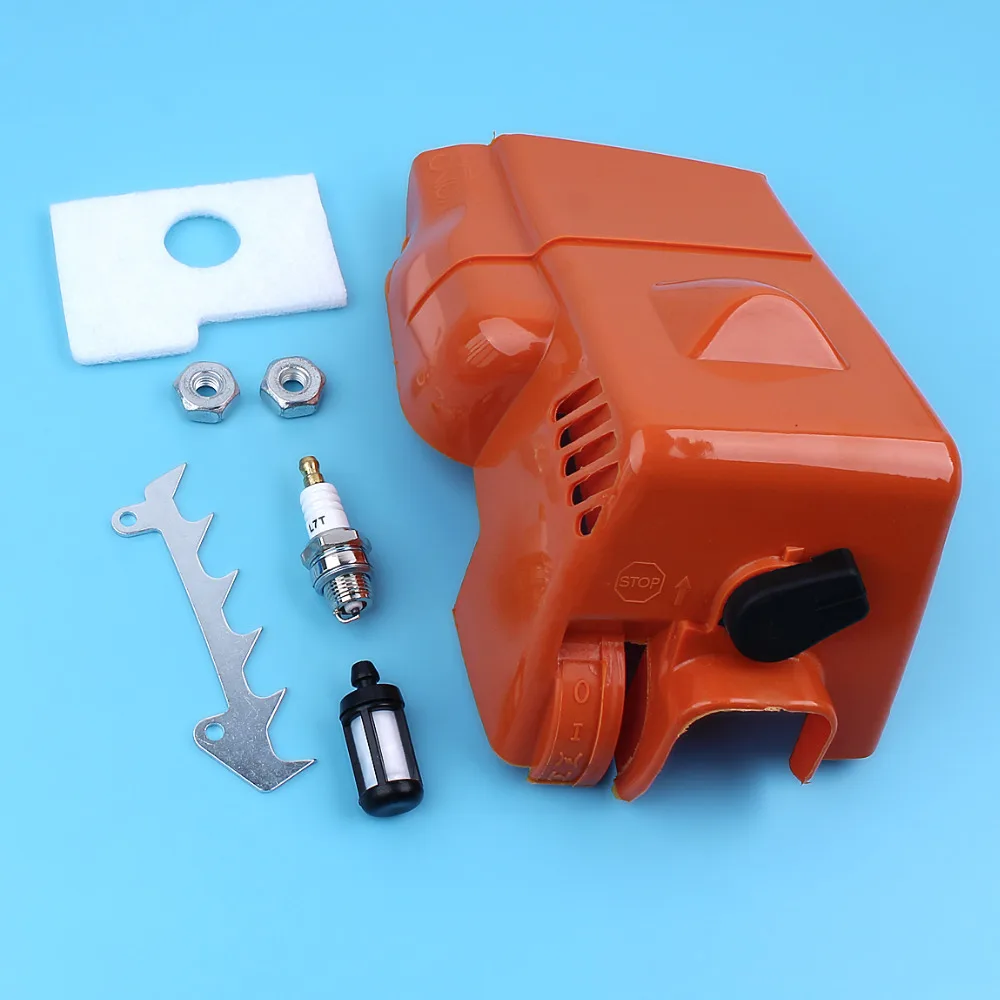 Топ двигателя кожух цилиндр крышка воздушного фильтра для STIHL 017 018 MS170 MS180 MS 170 180 бензопила запасные Запчасти