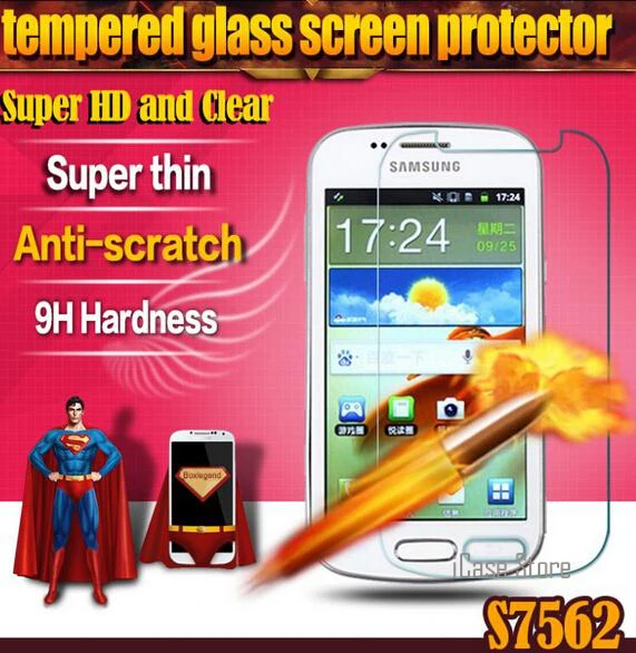 Абсолютная новинка! Премиум закаленное Стекло для samsung Galaxy S Duos S7582 \ Trend рlus S7580