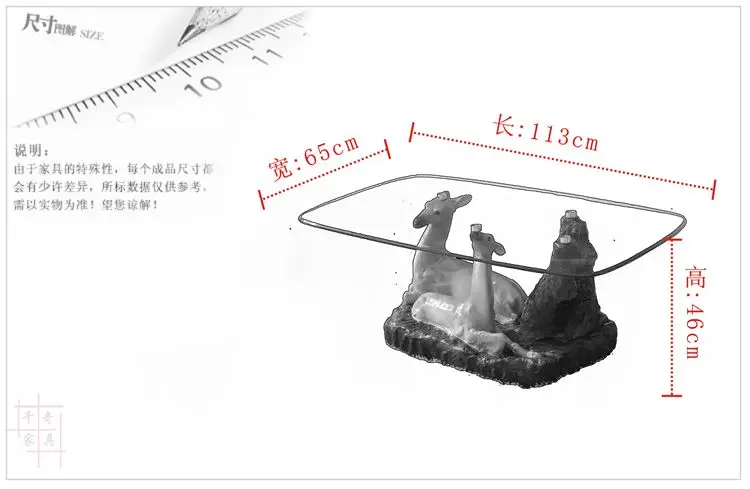Индивидуальность заключается в контрактном и современном чайном столике.