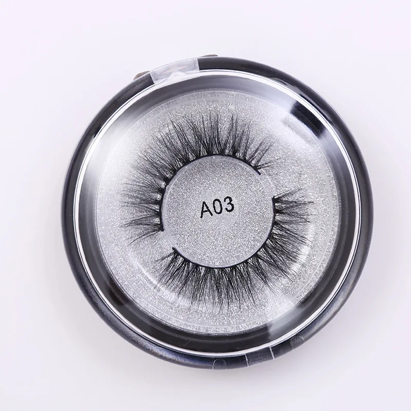 A03 Black Natural False Eyelashes 3D Mink Lashes Thick Volume Long Soft Fake Eye Extension Cilios Maquiagem HP1230 | Красота и