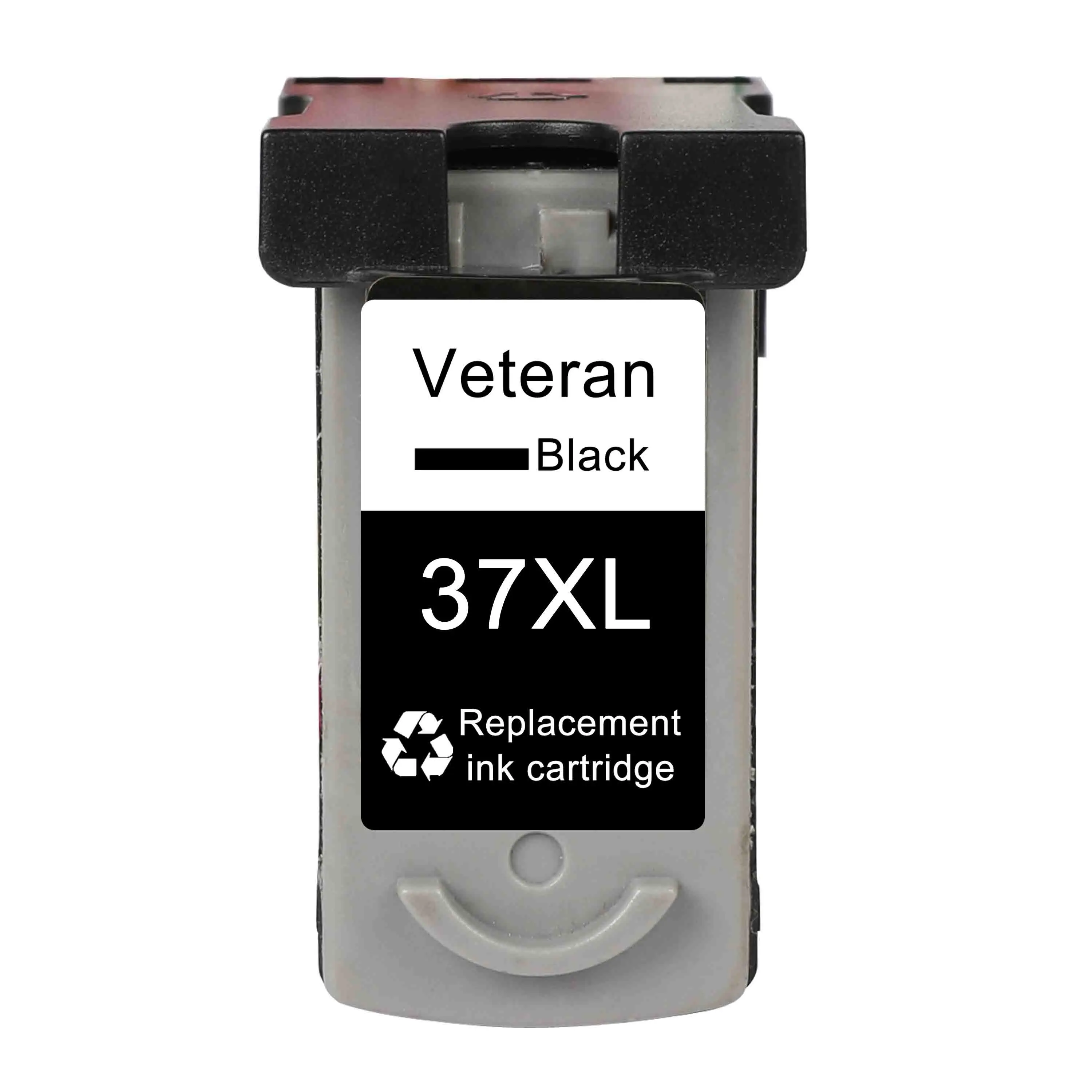 Ветеран PG37 CL38 Замена для чернильный картридж canon PG 37 CL 38 pg-37 Pixma MP190 IP2600 MP140 MP210 MP220 MP420 MX300 принтер - Цвет: PG37 Black