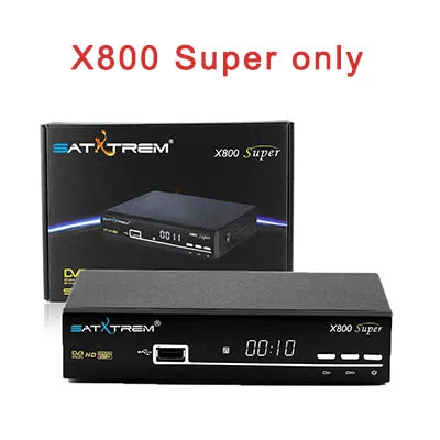 X800 super only Satxtrem X800 супер спутниковые приемники HD 1080P LNB MPEG4 с Ccam линейный сервер на 1 год Европа Испания для цифрового ТВ - Цвет: X800 super only