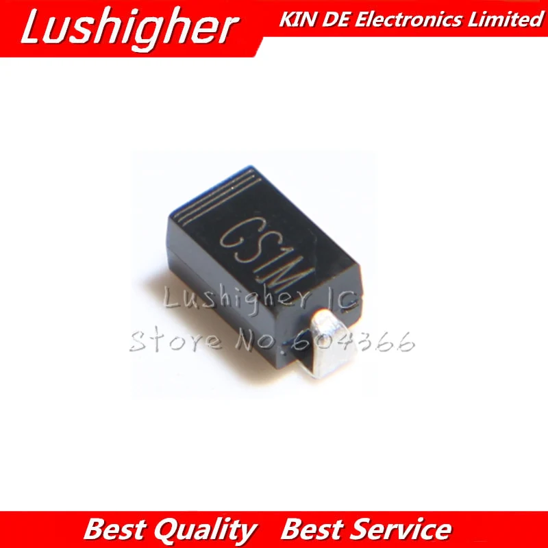 100 шт. GS1M SMD выпрямительный диод S1M SMA новый для изготовления DO 214AC|Диоды| |