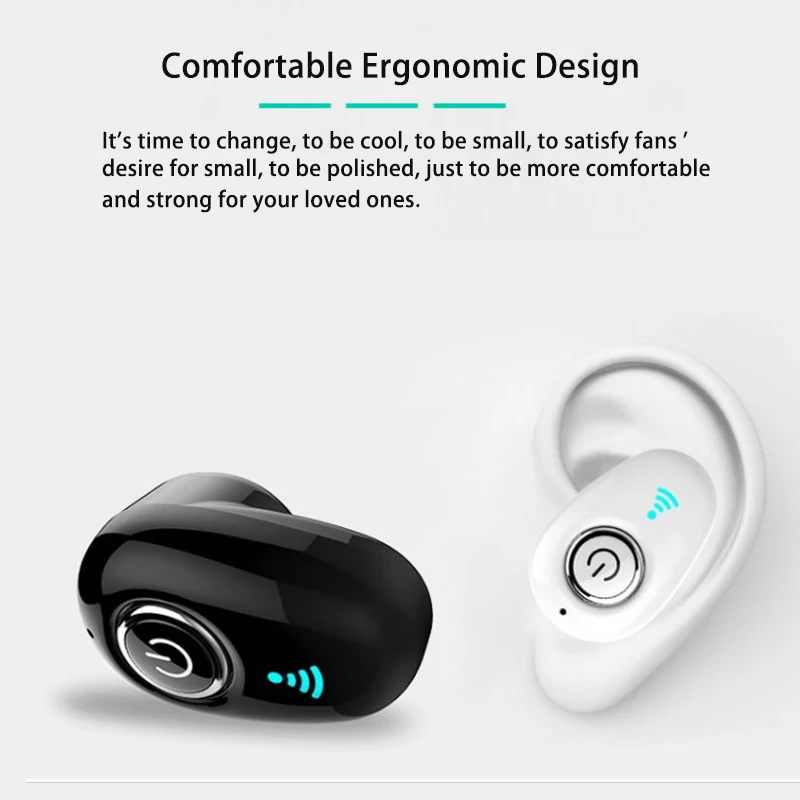 DAONO S650 мини bluetooth-наушники беспроводные наушники с микрофоном Hi-Fi свободные руки