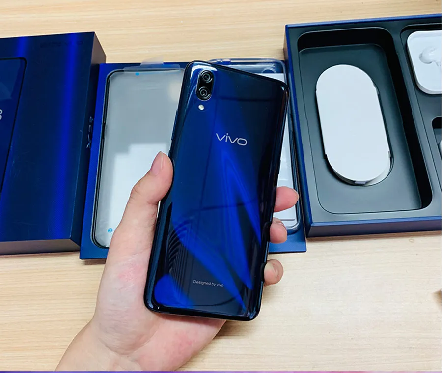 VIVO X23, модная версия, мобильный телефон, 8 ГБ, 128 ГБ, четыре ядра, 6,41 дюймов, полный экран, двойная задняя камера, Android, 12 Мп+ 13 м, 4G телефон