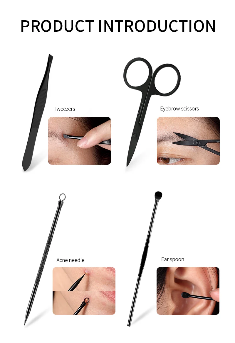 Инструменты для дизайна ногтей 8 шт./компл. пилка Набор лечения и маникюра