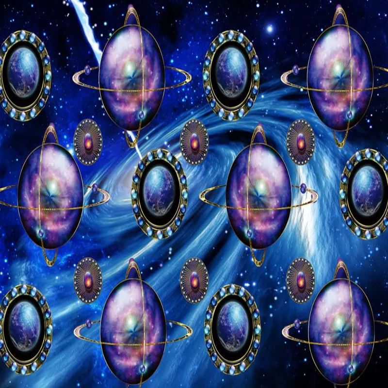 3D фото обои фантастическое небо космическая планета настенная Гостиная ТВ фон