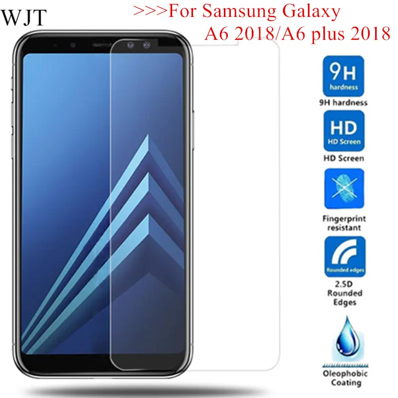 A6 2018 A600 Sklo Покрытие Закаленное стекло для Samsung Galaxy премиум на plus A605 защита экрана