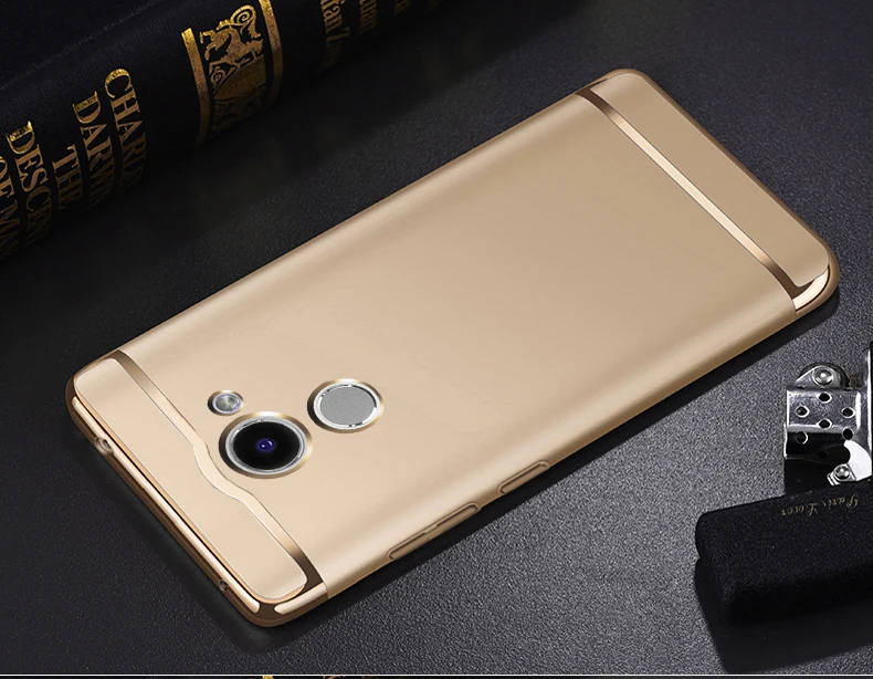 Роскошный защитный чехол для задней панели 3 в 1 Жесткий ПК Гибридный Huawei Y7 Prime 2017