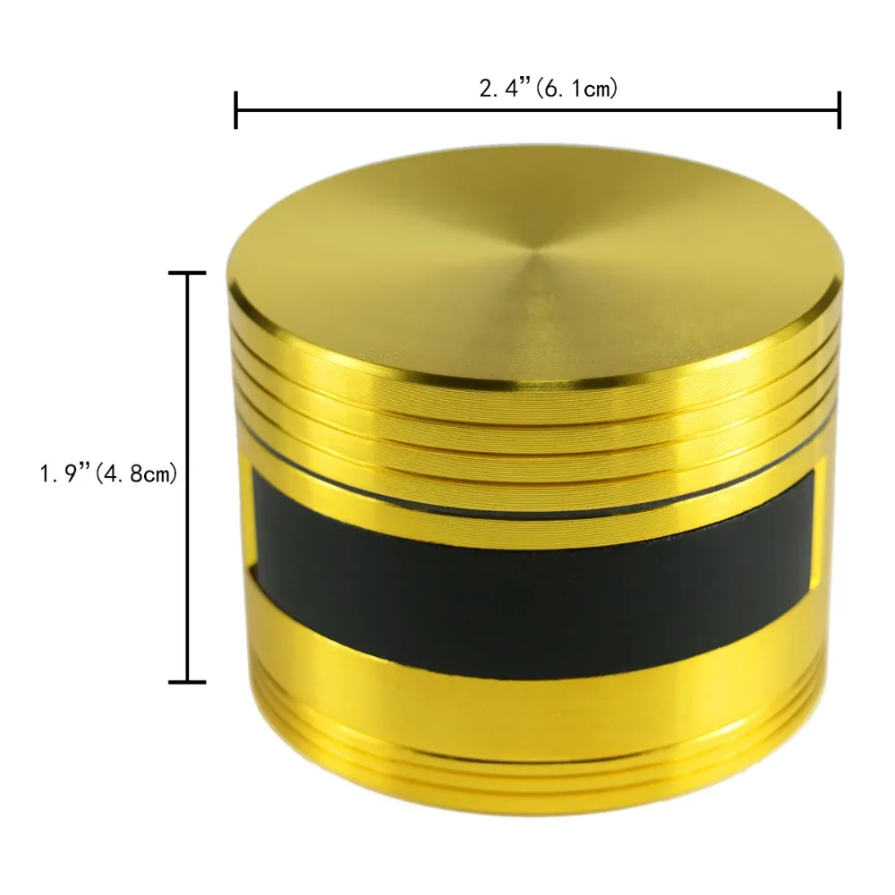 

Formax420 48*61mm Opening Aluminum Alloy Grinder 3 Parts Herb/Tabacco Grinder