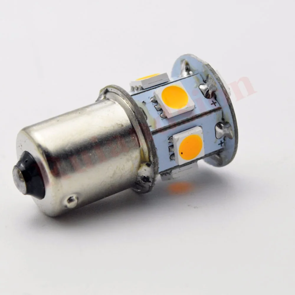 1156 BAU15S PY21W 4/10 шт. 150 градусов 9 5050 SMD 1056 оранжевый/янтарный светодиодный