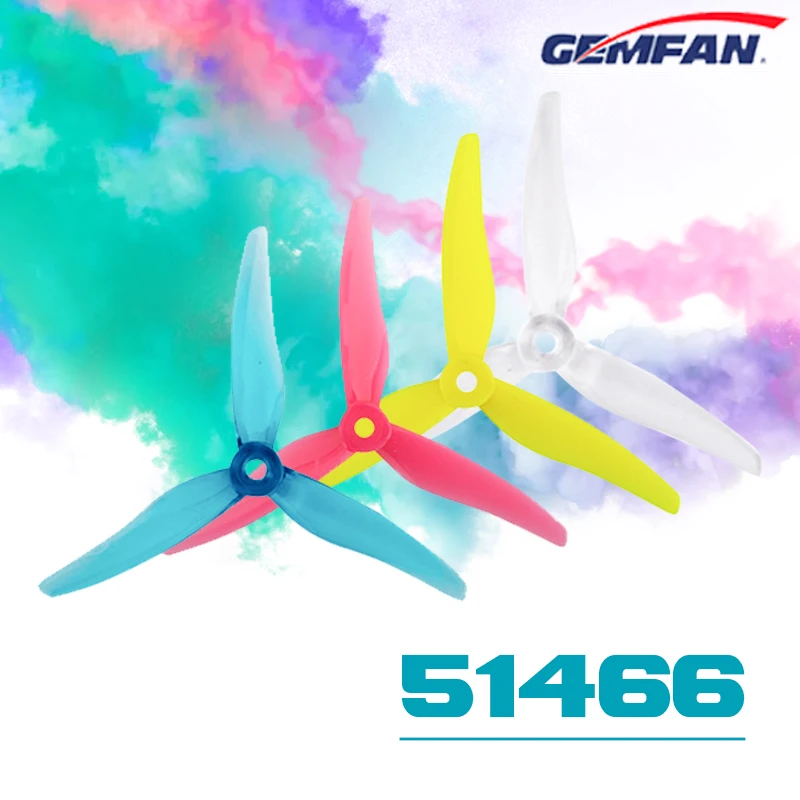 Gemfan 51466 5 дюймов tri blade/3 Лопасти пропеллера prop совместимый 2208 бесщеточный