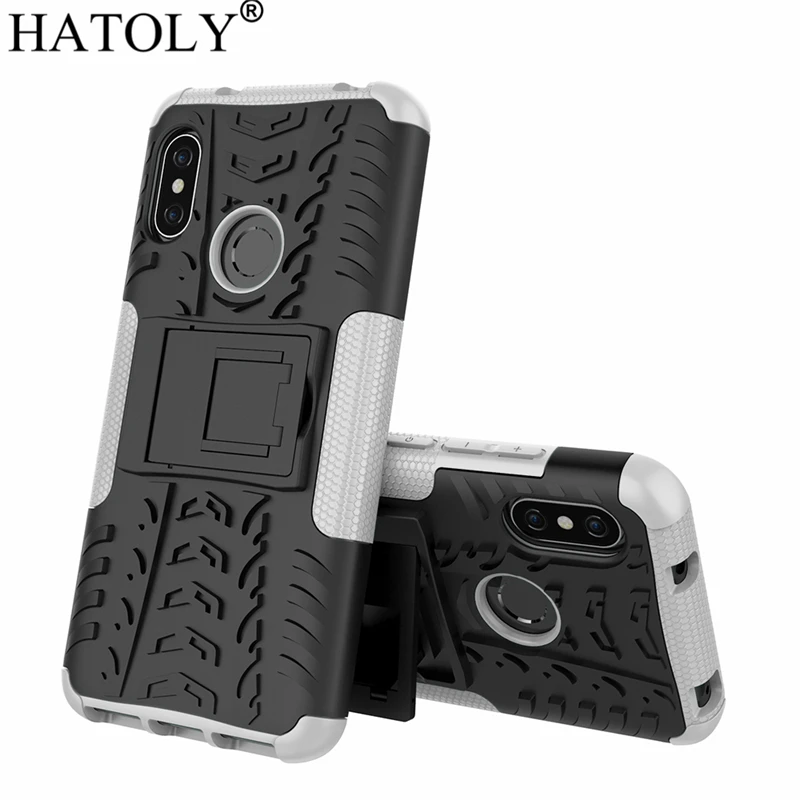 HATOLY чехол для Xiaomi Mi A2 Lite силиконовый бронированный жесткий пластиковый с