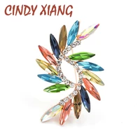 cindy xiang new 2018 colorful style crystal brooches for women spring simple design fashion jewelry wedding accessories