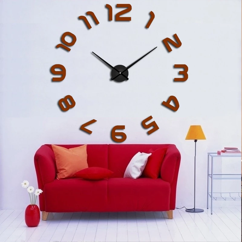 2020 muhsein новые часы настенные horloge акриловые зеркальные наклейки украшение дома