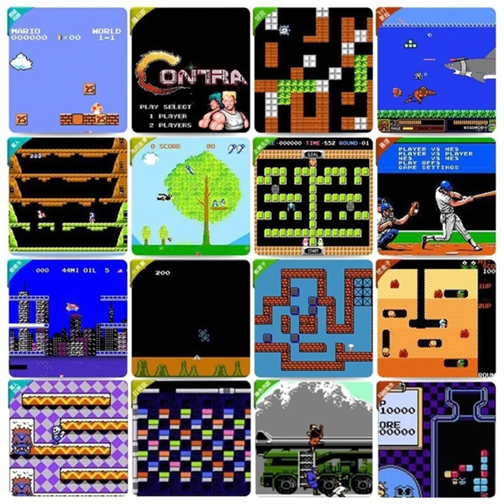 Candy Game Console with 200+ Classic Games FC NES Pocket Pad Hand-held Game System for Children Kids Boy Girl