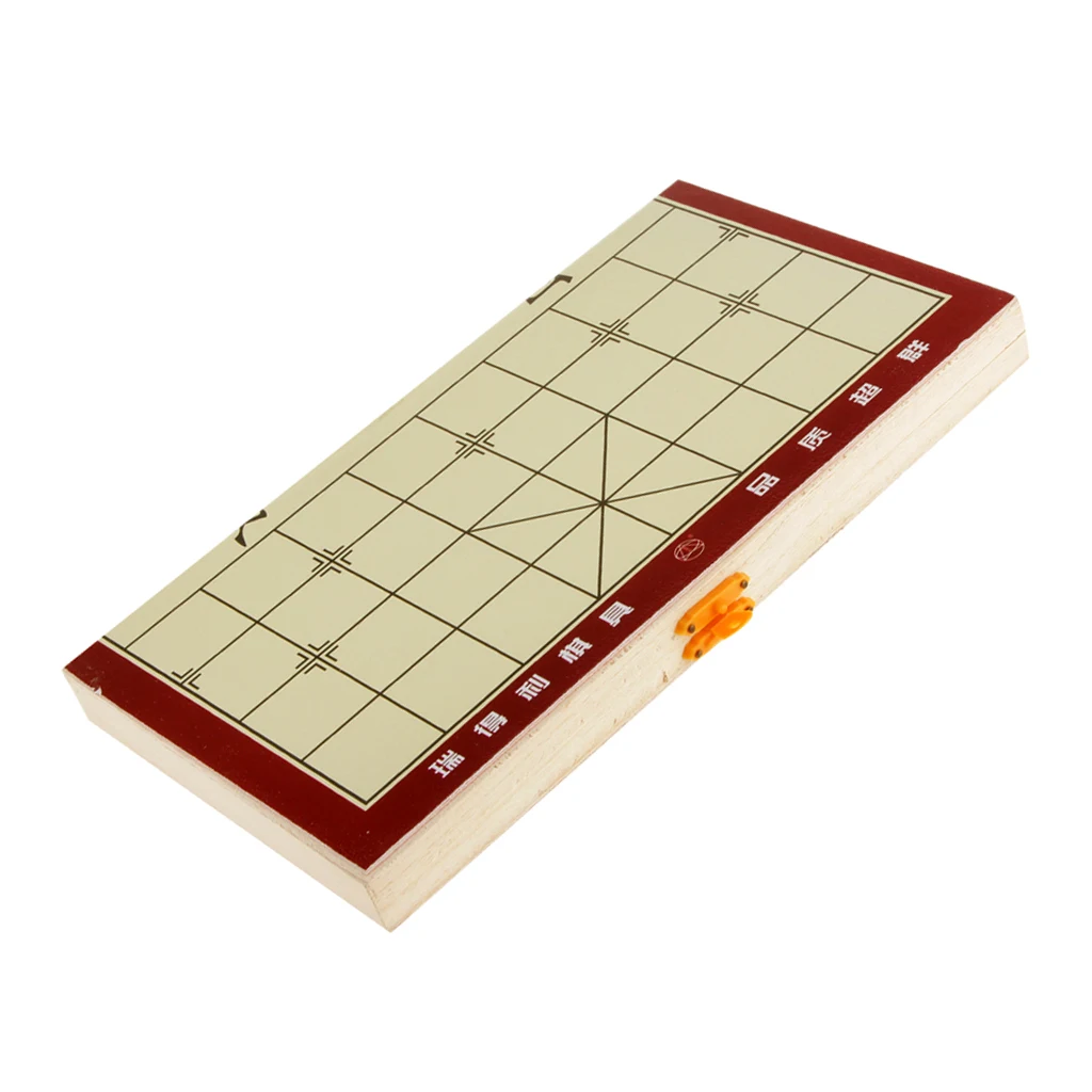 Xiangqi Портативный Китайский Шахматный набор Складная Настольная игра шахматная