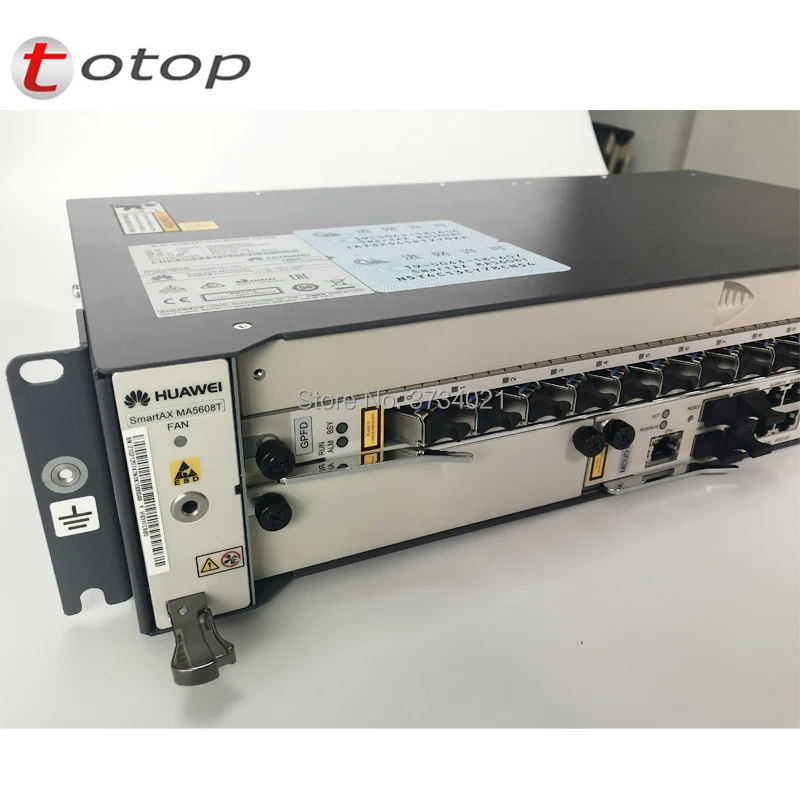 Оригинальное устройство HUAWEI MA5608T GEPON OLT 1G DC GPON с 1 * GPFD C + MCUD MPWC 16 портов модулем SFP |