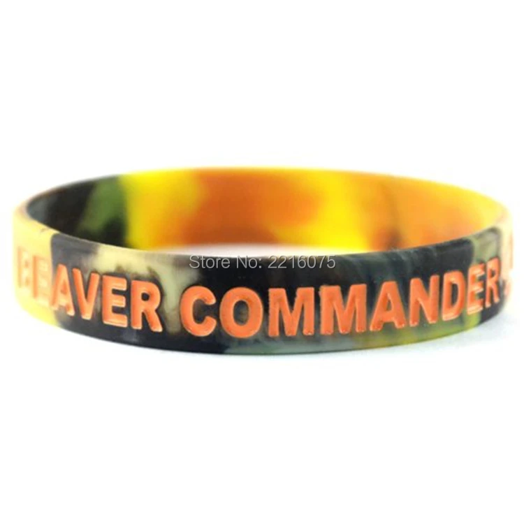 300 шт. Бобер COMMANDER HEY JACK! Это факт силиконовые браслеты резиновые Бесплатная