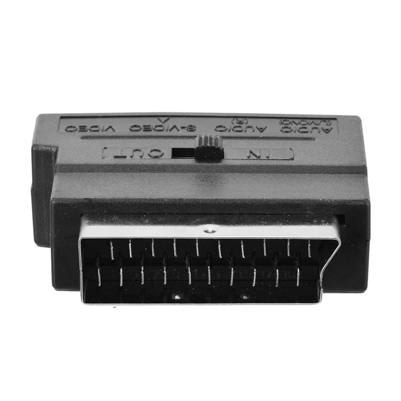 Распродажа Переходник Scart на RCA 1 шт. адаптер RGB композитный телефонный 3RCA S-Video AV TV