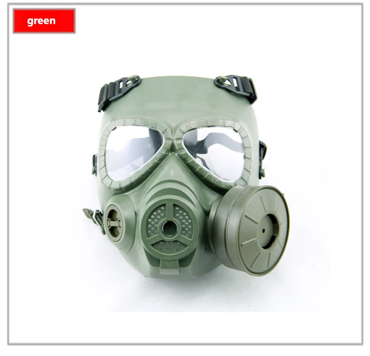 green Тактическая Маска-капот из смолы, противогаз для всего лица, тактическая маска для лица, защитная маска для поля Мейер, M04 CS, маска для косплея на Хэллоуин, тренировочная маска - Цвет: green