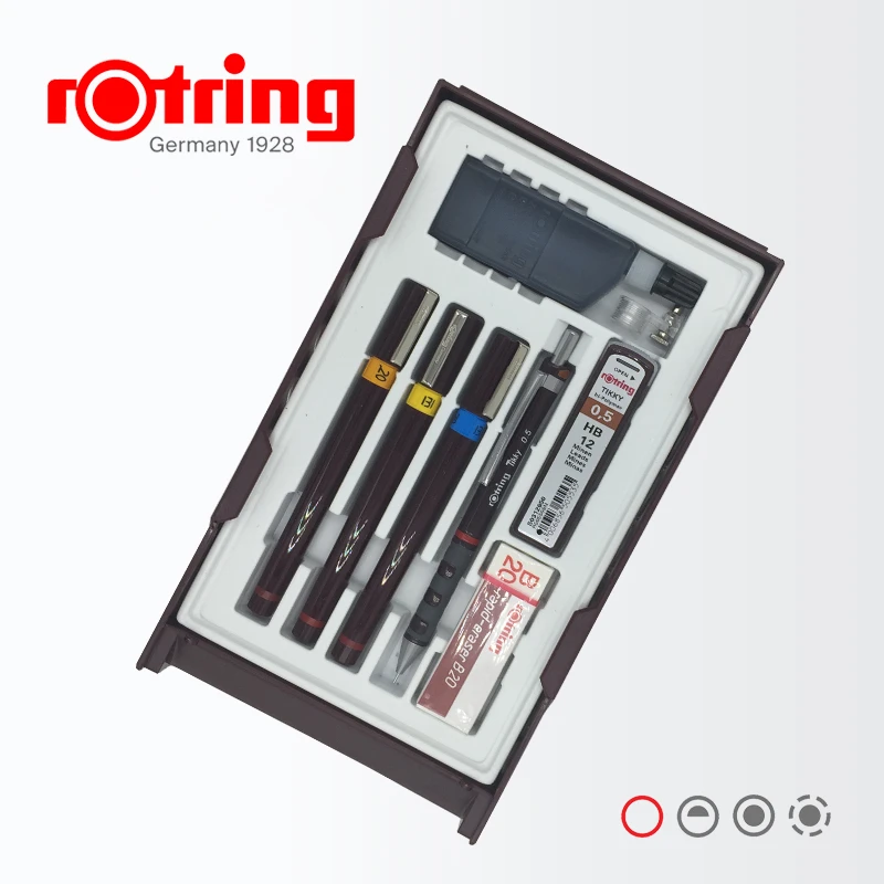 Германия Rotring Stylus Master Набор лайнер/механический карандаш/сменные