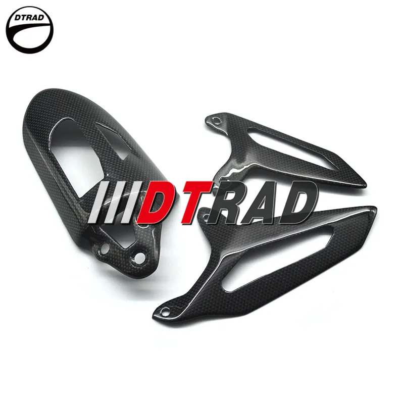 DTRAD для DUCATI 899 959 1199 1299 полное углеродное волокно саржевое матовое ударное пружинное покрытие и защита для пяток