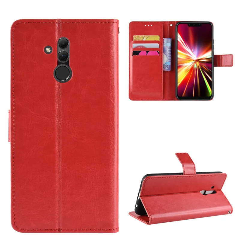 For Huawei Mate 20 Lite Case Luxury PU Leather Back Cover Flip Protective Phone Bag Skin Fundas | Мобильные телефоны и