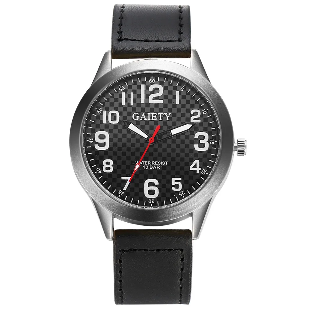 Спортивные часы мужские s Reloj Mujer горячая распродажа мужские кварцевые часы с кожаным ремешком противоударные электронные наручные часы relogio feminino