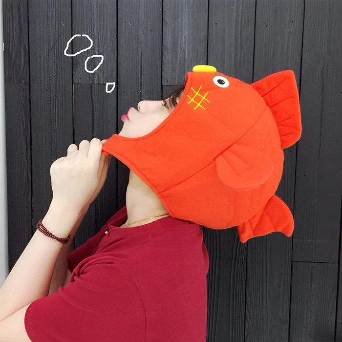 Candice guo! Супермилая плюшевая игрушка мультяшная рыба Воздушная мягкая головная