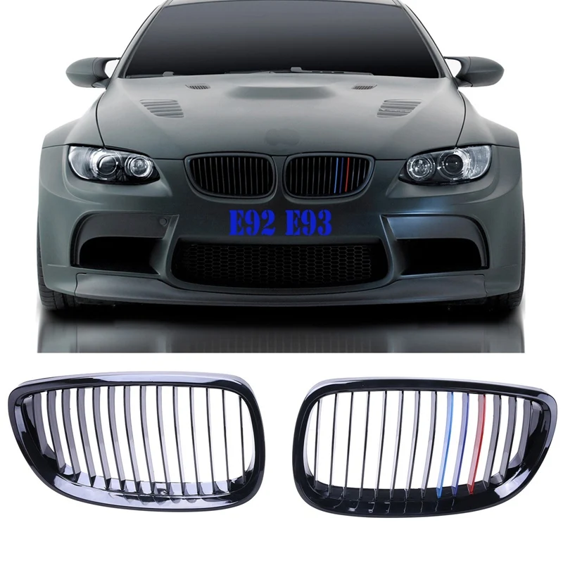 2 шт. передняя решетка для BMW E92 Coupe E93 Convertible M3 328i 335i Drive 2007 2013|kidney grill|front grillgrill front |