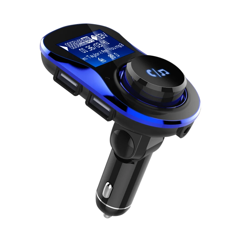 BONOLA Многофункциональный Bluetooth Handsfree Car Зарядное устройство 2USB цифровой Дисплей MP3