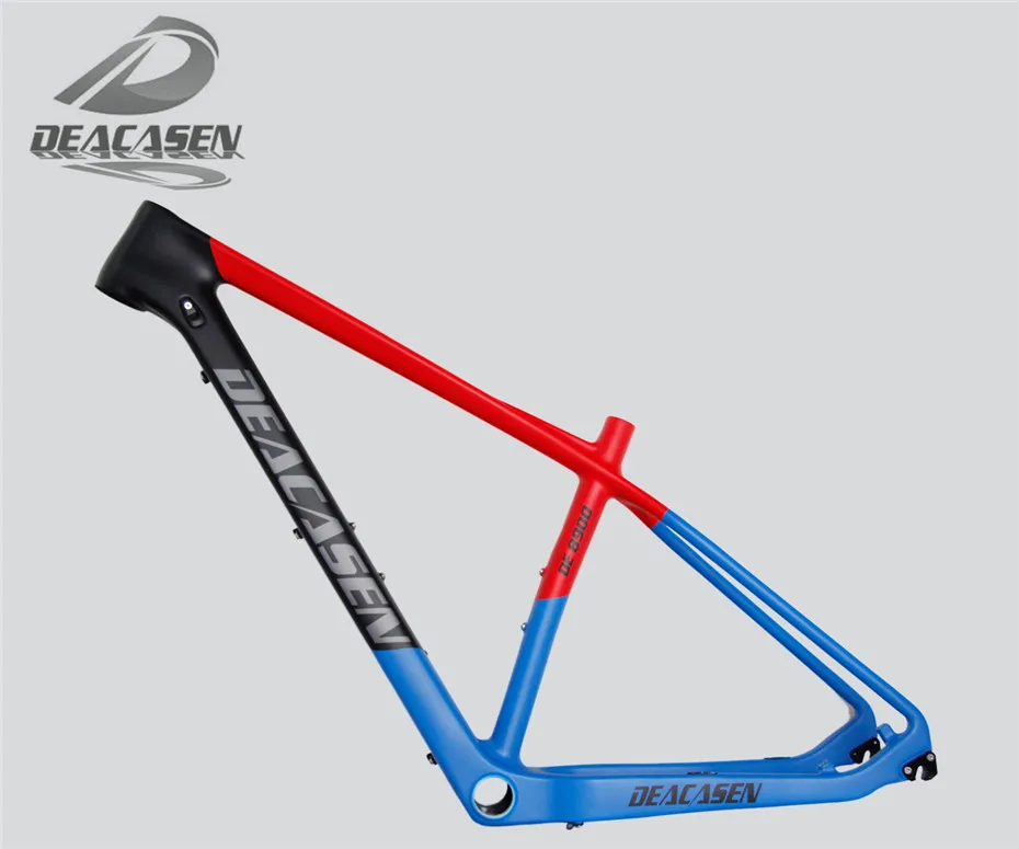 2018 newest Deacasen Carbon mtb Bike Frame Di2 or Mechanical 15.5/16.5/17.5 clamp headset carbon bicycle | Спорт и развлечения