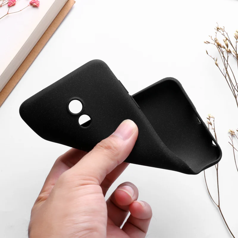 Чехол для Meizu 15 Lite мягкий силиконовый матовый противоударный защитный чехол из