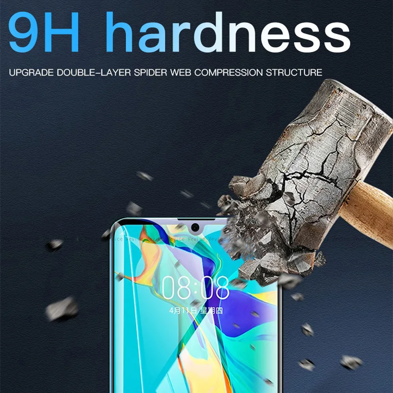 3D полное покрытие закаленное стекло для Huawei P30 Pro P20 Lite P10 Plus Защита экрана P8 P9 2017