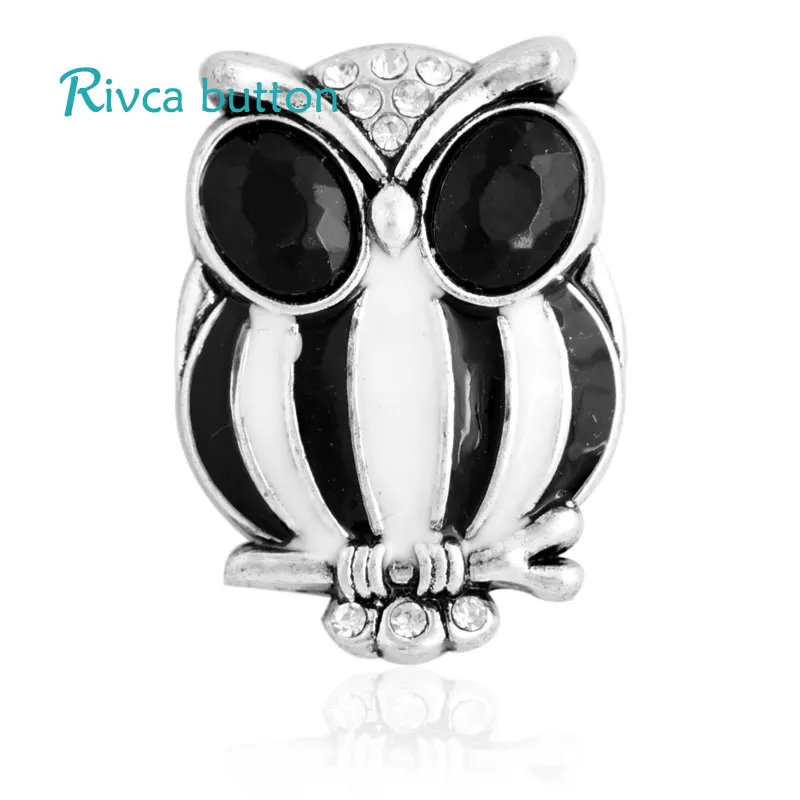 D03441 Rivca Snap Button Jewelry Crystal style 18mm Bracelets Men Colorful Rhinestone Charm For Women | Украшения и аксессуары