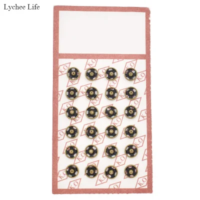 Bronze color Lychee Life DIY кукольная одежда мини металлическая пряжка невидимая оснастка боты Кукла Одежда Швейные аксессуары ручной работы - Цвет: Bronze color