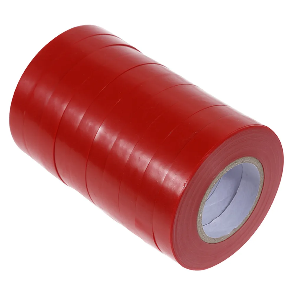10pcs Red tape Садовые инструменты дерево парафилм секаторы Engraft ветка Садоводство привязать ремень ПВХ ленты связывания цветок Овощной машины - Цвет: 10pcs Red tape