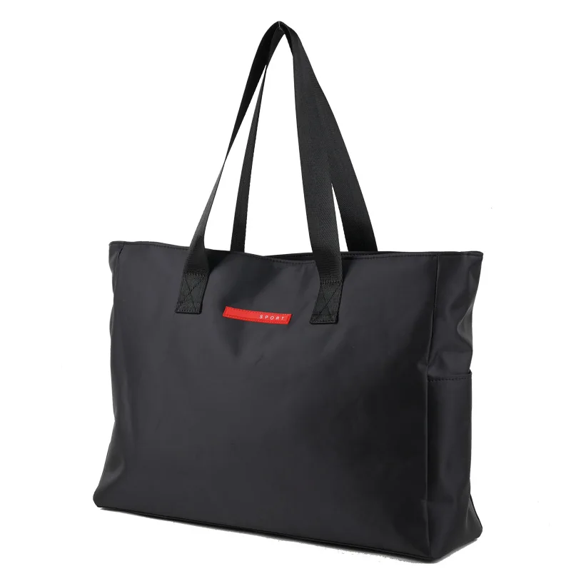 

Black Large Travel Bags Waterproof Oxford Big Duffel Bag Men Business Travel Bag Portable Laptop Tote Organizer Weekend Bag 2019
