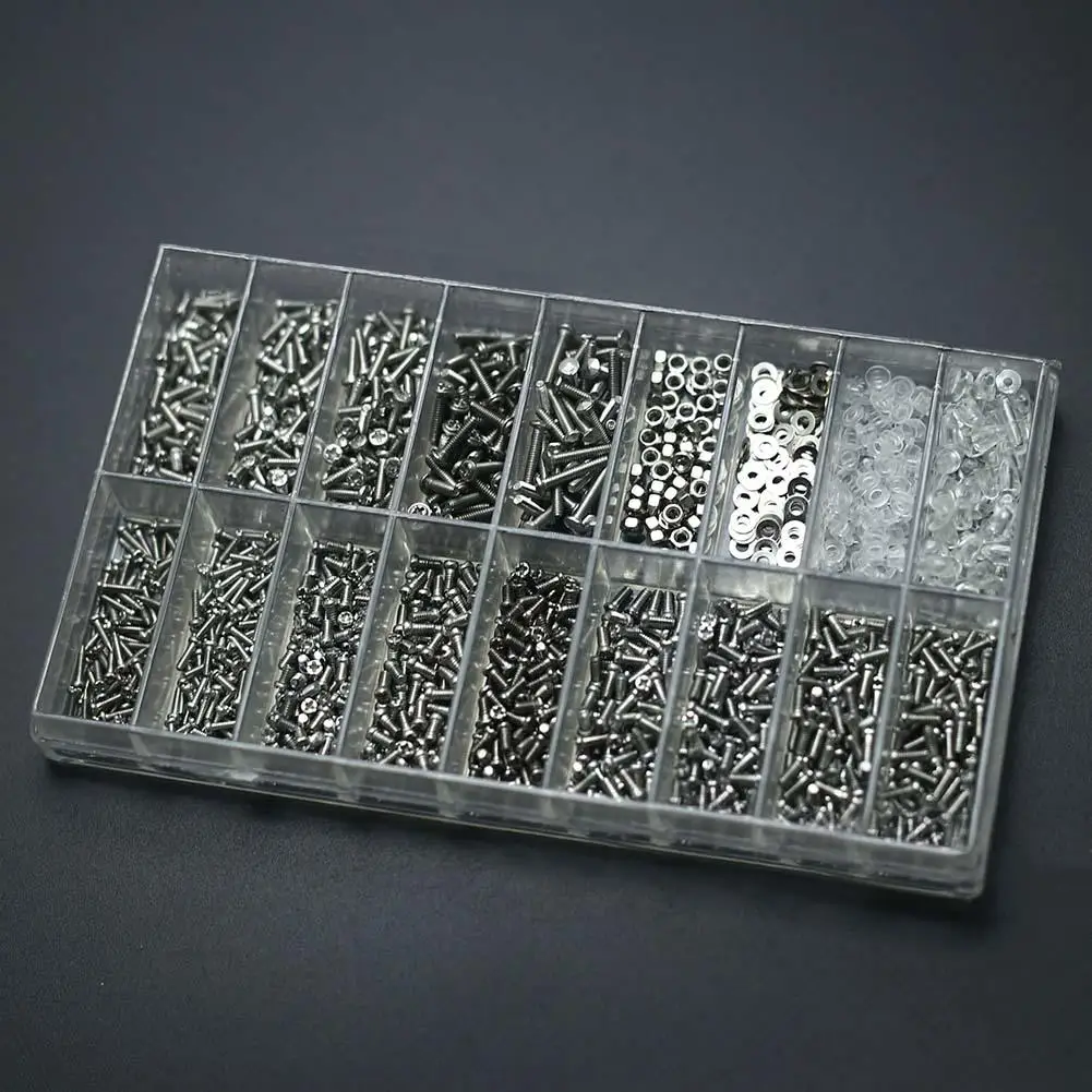 Микро очки из нержавеющей стали 1000 шт./компл. солнцезащитные телефонные винты