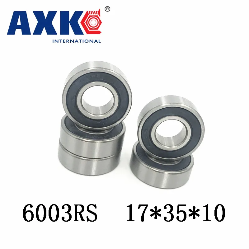 Подшипник Axk 6003rs шарикоподшипники с глубоким желобом 6 шт. 17*35*10 мм 6003 2rs 6003rz 180103 Rz Rs