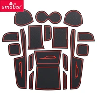 smabee anti slip gate slot cup mats for suzuki vitara 2016 2020 accessories non slip mat car sticker interior door pad