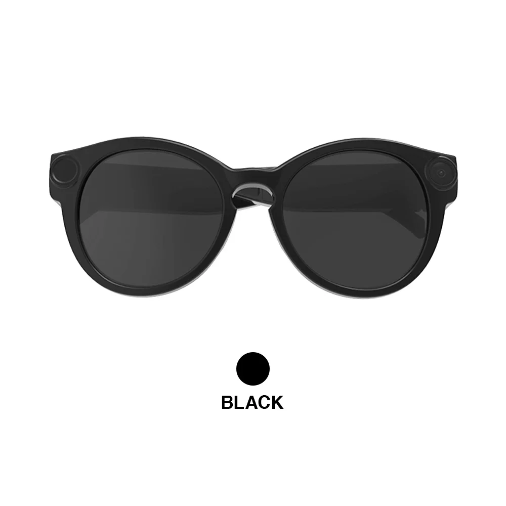 Black HD 1080P смарт-камера очки Мини Цифровая видеокамера рекордер очки DVR видео рекордер солнцезащитные очки для спорта на открытом воздухе видеокамера - Цвет: Black