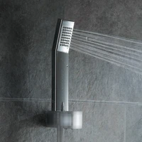 becola pressurized water saving hand held shower head stick made of abs straight threads bathroom accessories drop ship