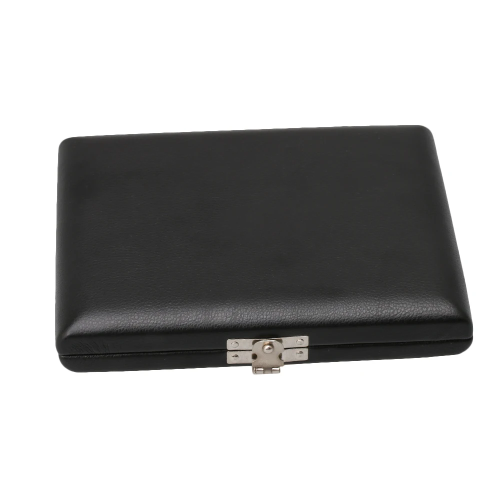 

Yibuy 10 шт Черный Oboe Reed Box Case с фланелевым слотом Hold Oboe Reeds