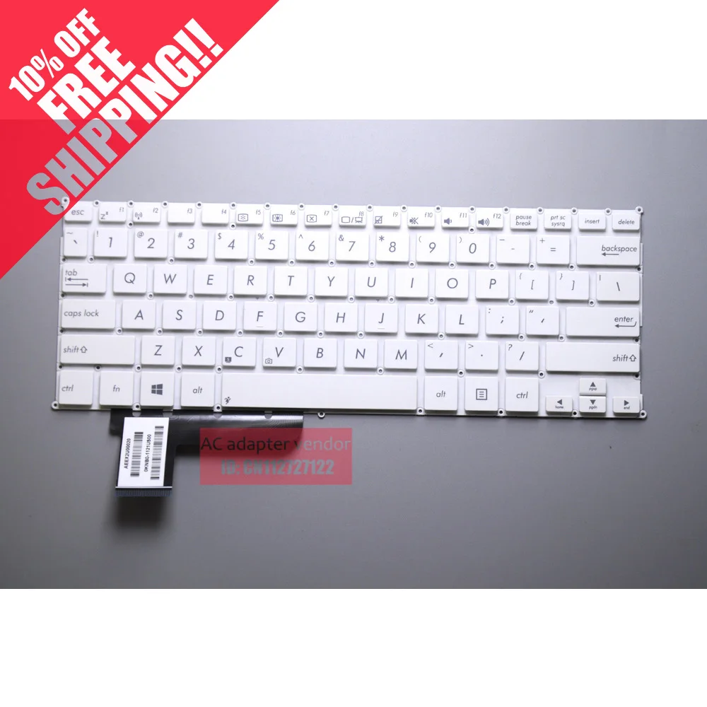 Новая замена для белой клавиатуры ASUS X201 X201E s200 S200E x202e|x202e keyboard|keyboard for asusx2 keyboard |