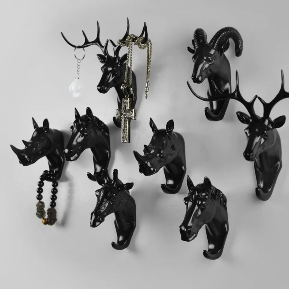 Высокое качество 3D Халат с капюшоном в виде животного крюк смолы Craft
