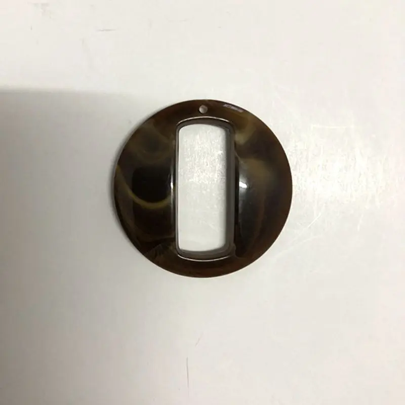 brown circle 20 шт./лот, акриловые цепочки и ожерелья, связанные с сумкой цепочки, аксессуары, женские Украшения, самодельные детали, очки, цепочки, компоненты, N082-83 - Цвет: brown circle