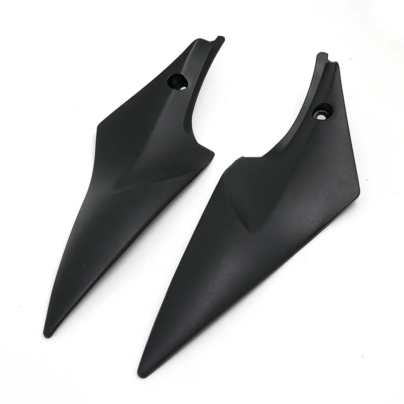 Черное волокно газовый бак боковая крышка панели обтекатель отделка для