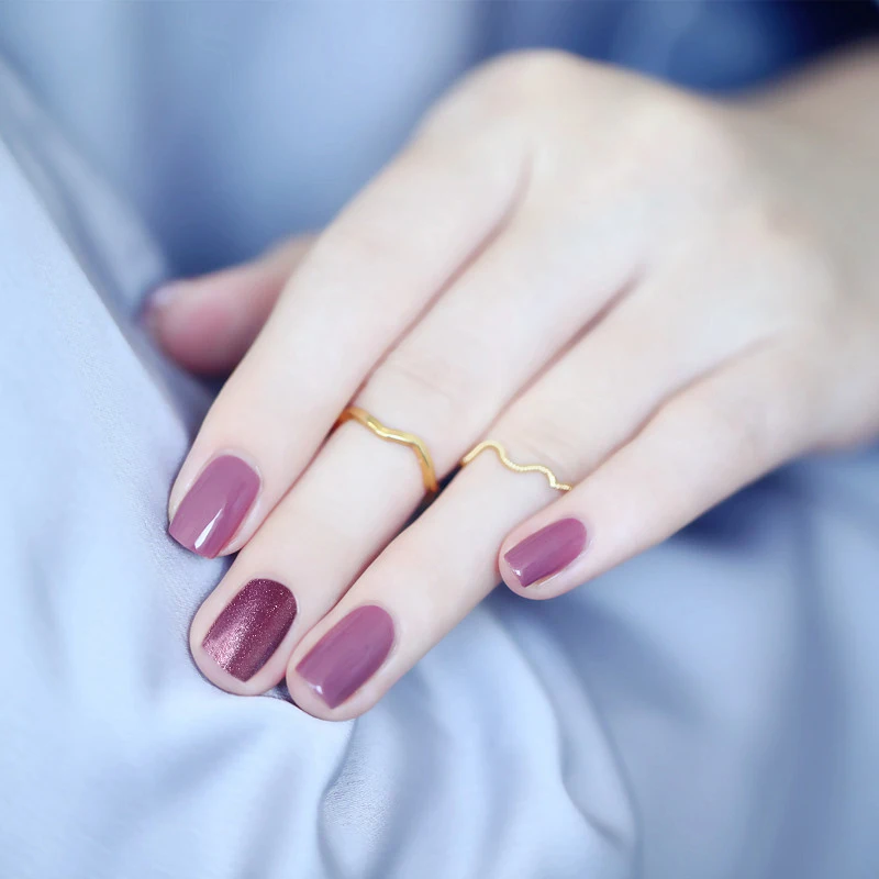 Modelones 2 шт./лот гель Блестящий Фиолетовый УФ лак для ногтей набор! полупостоянная